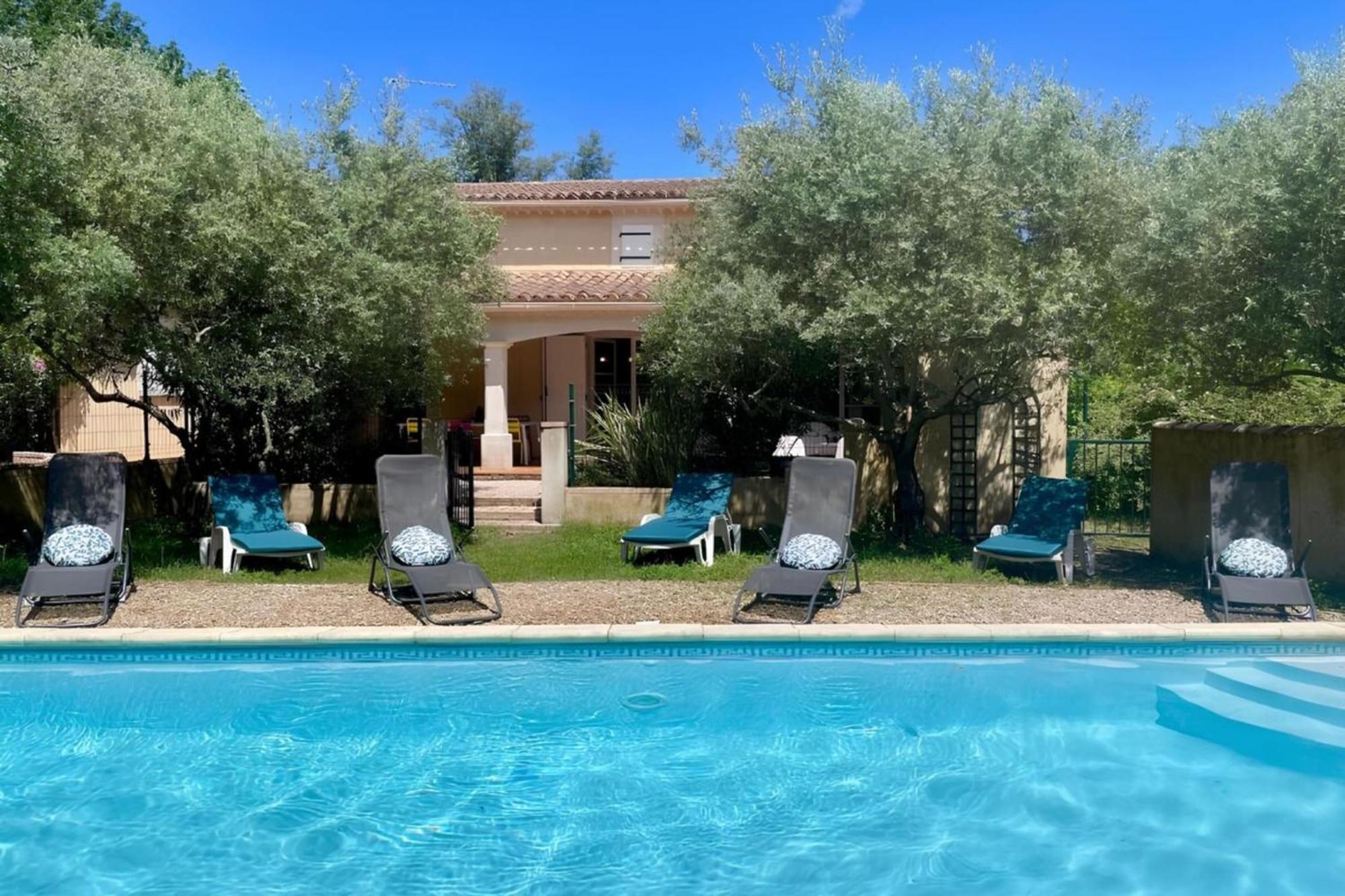 Les Oliviers - Villa 10 People - 5 Min Ardeche Saint-Julien-de-Peyrolas Dış mekan fotoğraf